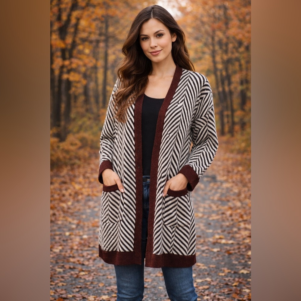 Fortune & Ivy Women’s‎ Cardigan Sweater